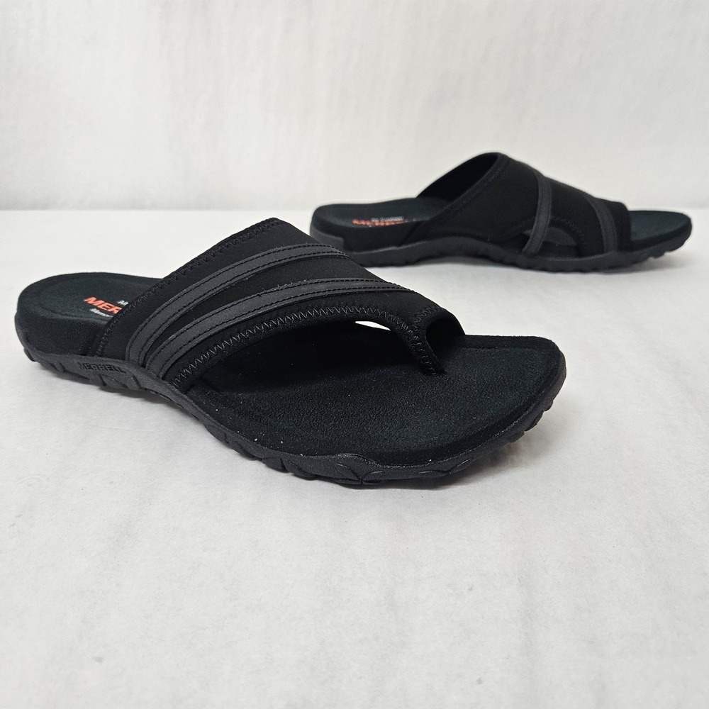 Merrell Terran Ari Wrap Sport Sandals Memory Foam J94464 Black Womens Size 7
